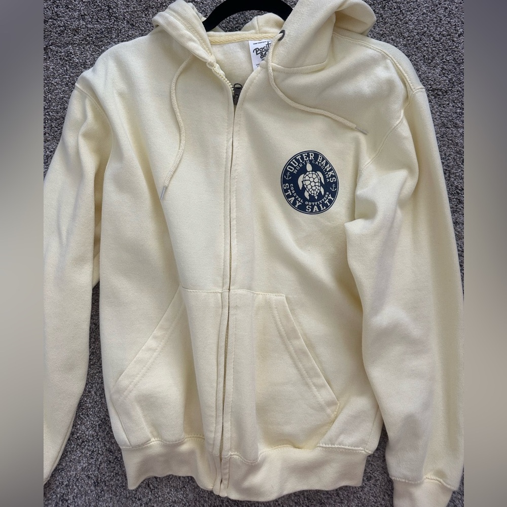 Boutique Yellow Zip-Up Outer Banks, North Carolina